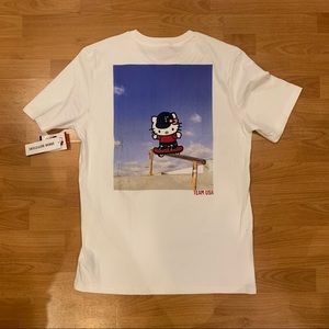 Hello Kitty x Team USA Collab Skateboarding Pocket Shirt Size L Urban Outfitters
